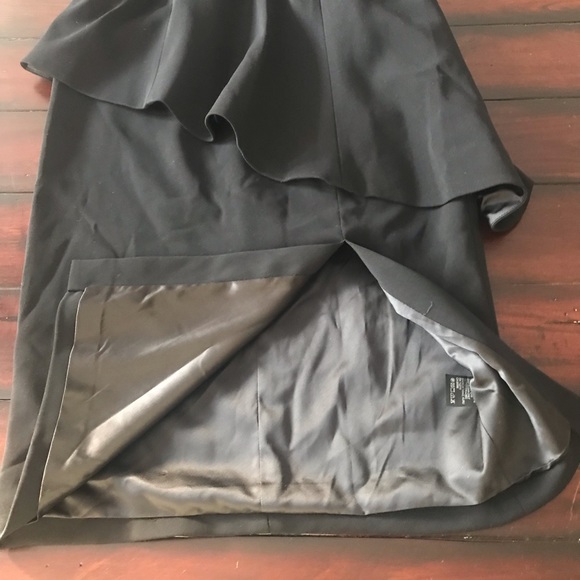 NWT Jay Godfrey Angie Peplum Dress. Size 2. Black color. - Picture 7 of 8